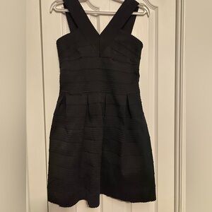 Elegant Black Sleeveless Dress designed in Paris